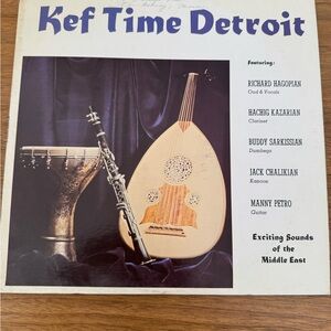 KEF Time Detroit by Richard Hagopian SAHA 1004 Armenian pp rare Lp Signed VG